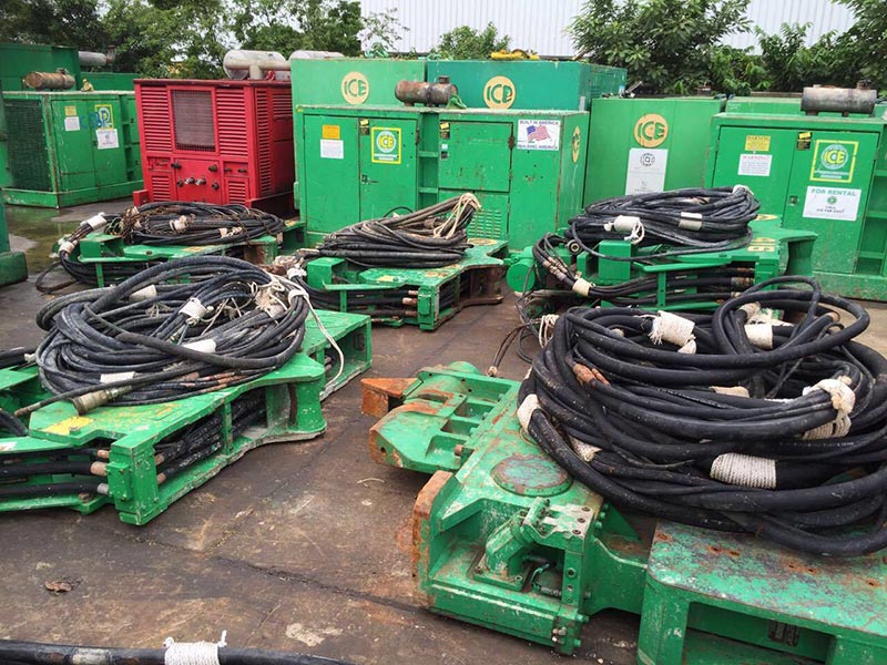 Used Ice and Ptc Double Clamp Vibro Hammer